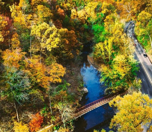 Филадельфийский парк, который расположен в удивительной долине