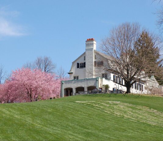 The Chanticleer family estate, which has been transformed into an amazing garden